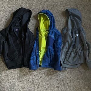 Boys light jacket and rain jacket bundle size small 5/6